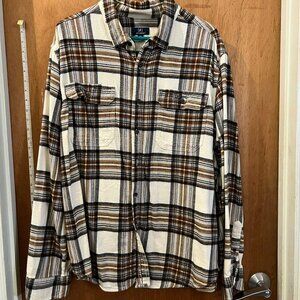 Size 2XL(50/52) - George - Men's Long Sleeve Plaid Button-Down